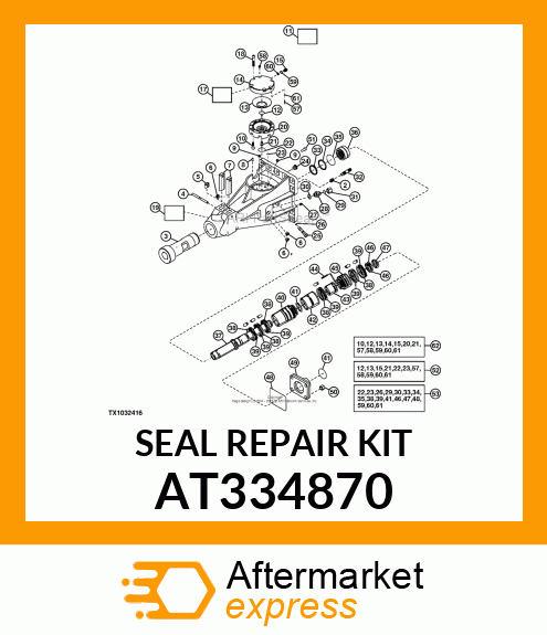 SEAL REPAIR KIT AT334870