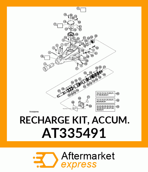 RECHARGE KIT, ACCUM. AT335491