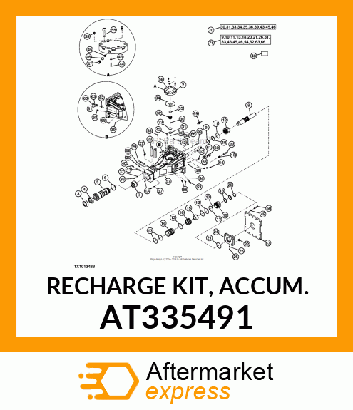 RECHARGE KIT, ACCUM. AT335491