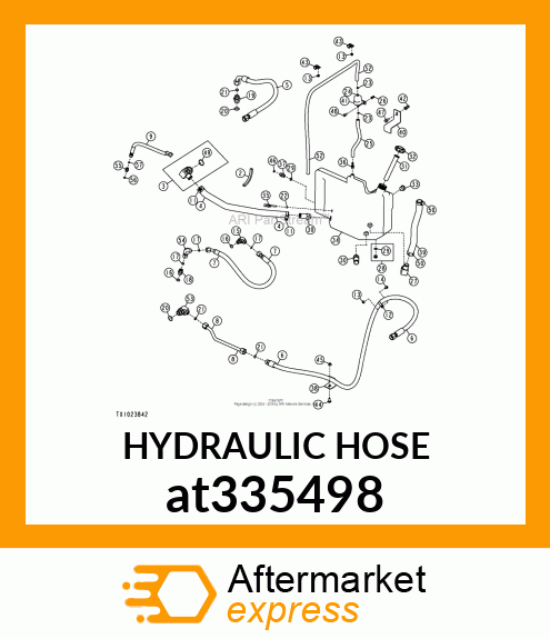 HYDRAULIC HOSE at335498