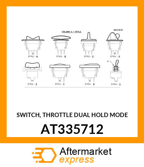 SWITCH, THROTTLE DUAL HOLD MODE AT335712