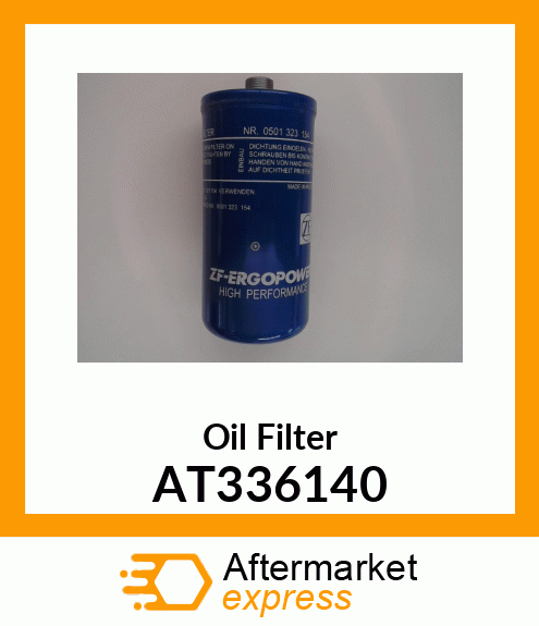 SPIN ON OIL FILTER AT336140