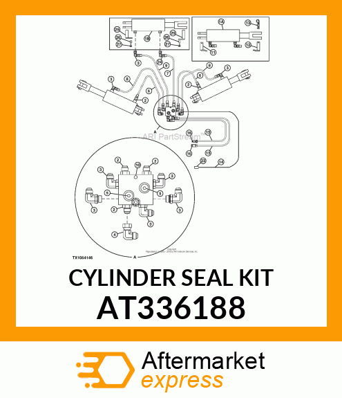 CYLINDER SEAL KIT AT336188