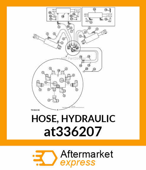 HOSE, HYDRAULIC at336207