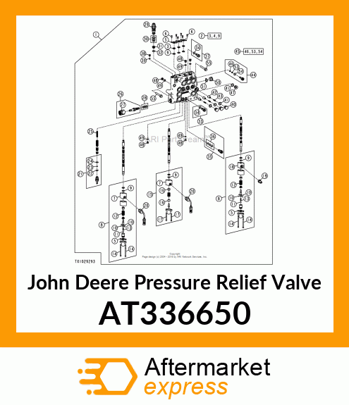 VALVE, RELIEF (4277 PSI) AT336650