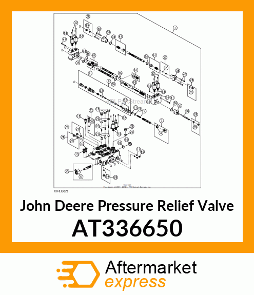 VALVE, RELIEF (4277 PSI) AT336650