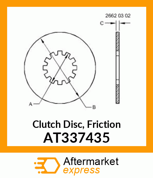 BRAKE DISC AT337435