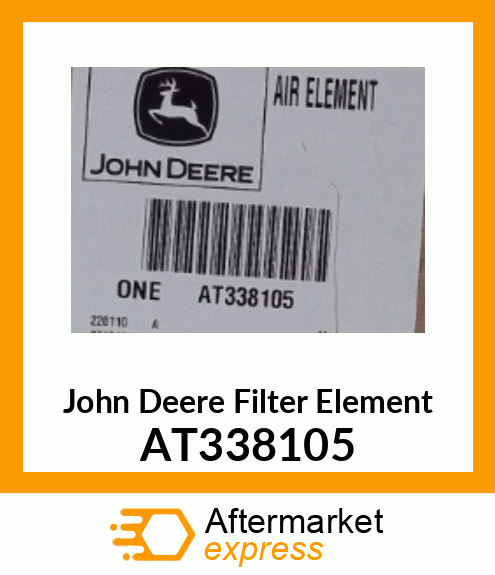 PRIMARY FILTER ELEMENT AIR CLEANER AT338105