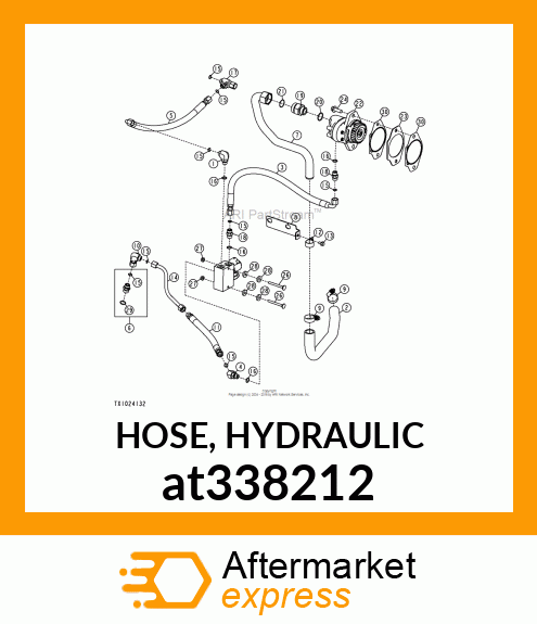 HOSE, HYDRAULIC at338212