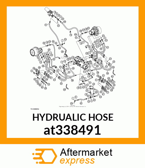 HYDRUALIC HOSE at338491