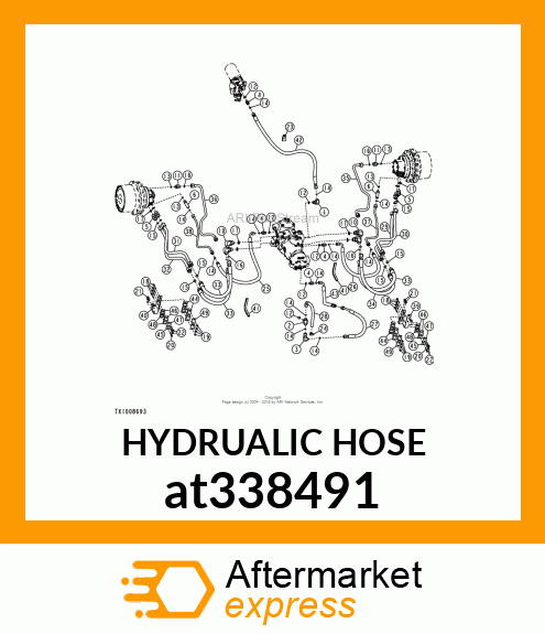 HYDRUALIC HOSE at338491