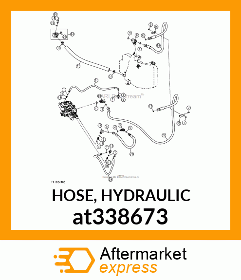 HOSE, HYDRAULIC at338673