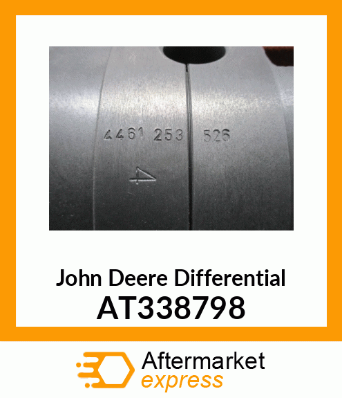 DIFF HSG ASSY W/AXIAL HOLES AT338798