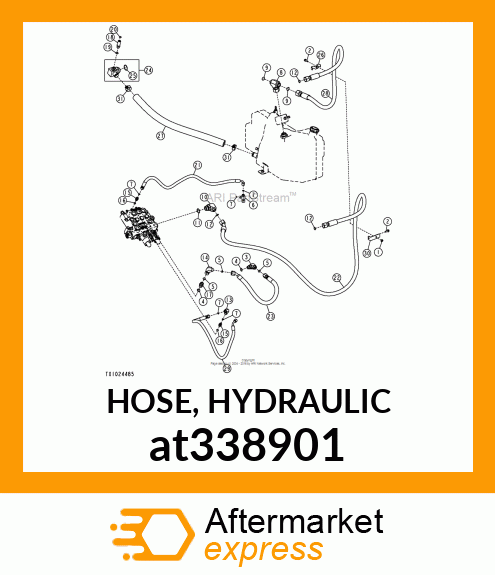 HOSE, HYDRAULIC at338901