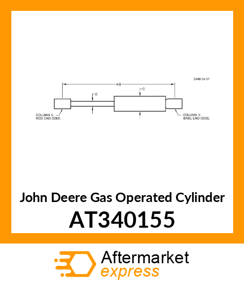 CYLINDER (PNEUMATIC) PNEUMATIC AT340155