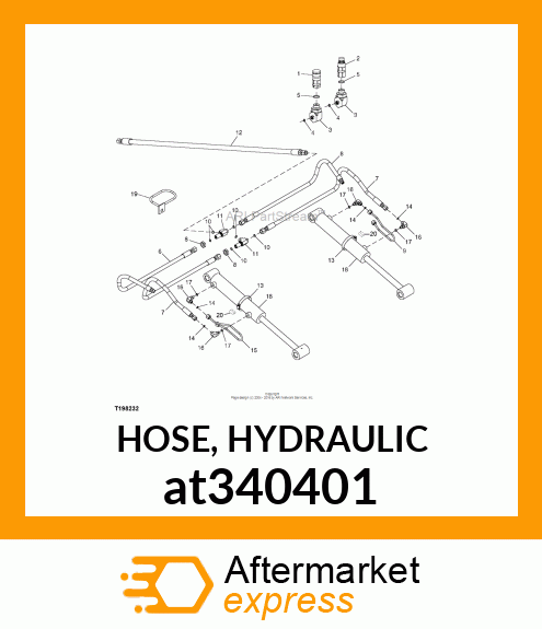 HOSE, HYDRAULIC at340401