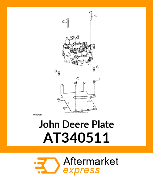 PLATE, VALVE MOUNTING AT340511