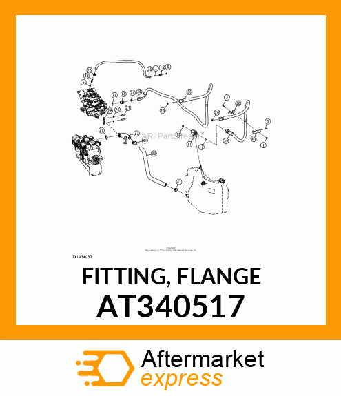 FITTING, FLANGE AT340517