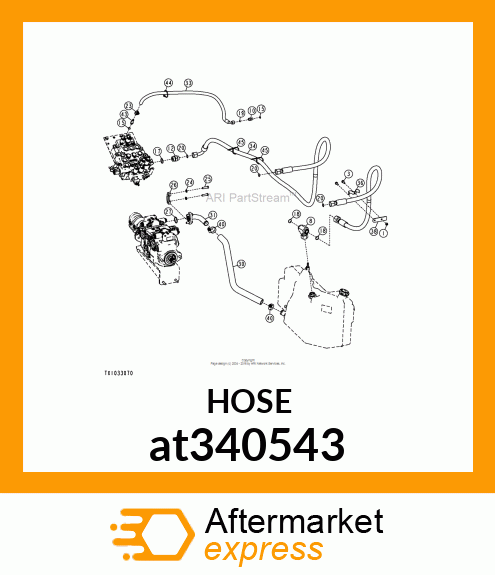 HOSE, HYDRAULIC at340543