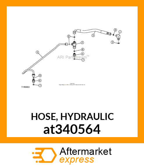 HOSE, HYDRAULIC at340564