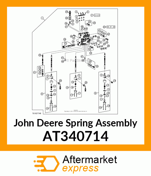 KIT, BOOM END MECHANISM AT340714