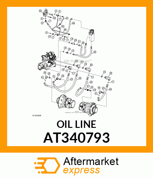 OIL LINE AT340793