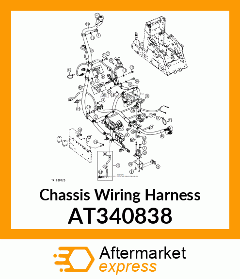 HARNESS, CHASSIS AT340838