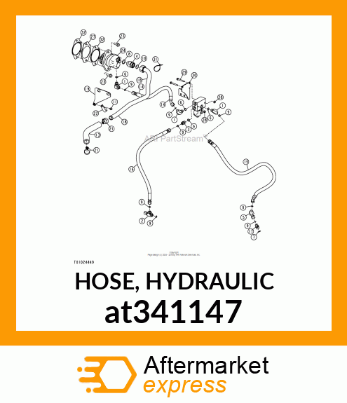 HOSE, HYDRAULIC at341147