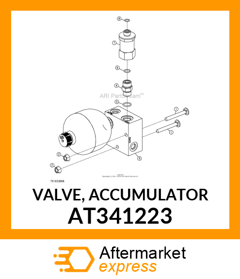 VALVE, ACCUMULATOR AT341223