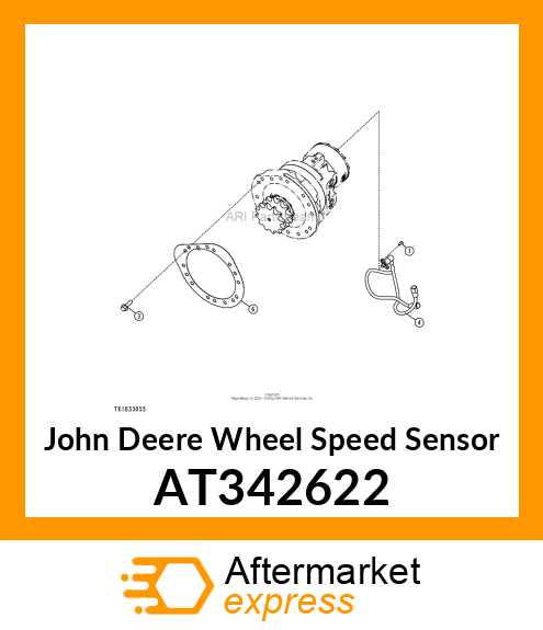 SENSOR, WHEEL SPEED AT342622