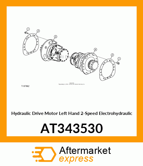 MOTOR, TWO SPEED, LH AT343530