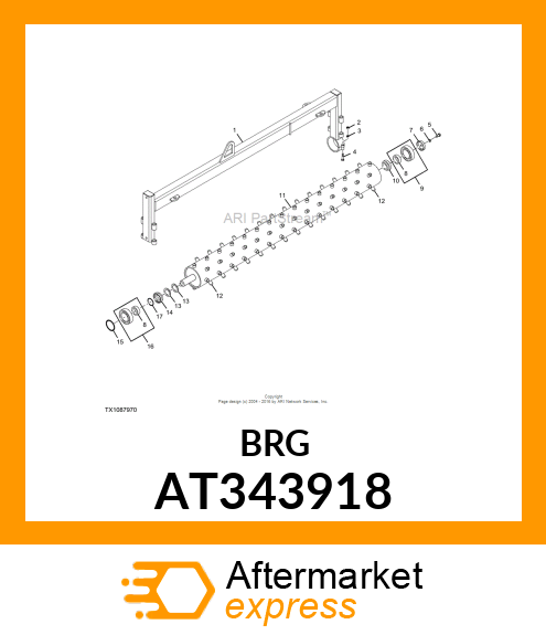 BEARING ASSEMBLY, 1.75 IN. AT343918