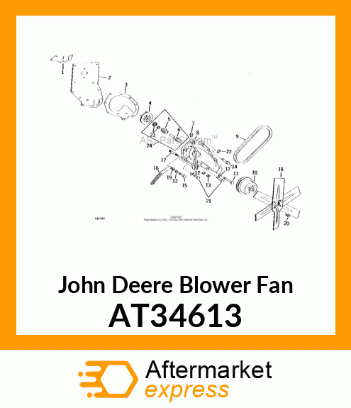 FAN ,BLOWER AT34613