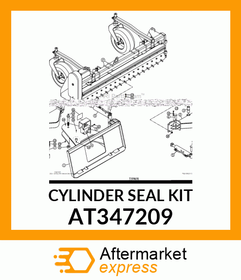 CYLINDER SEAL KIT AT347209