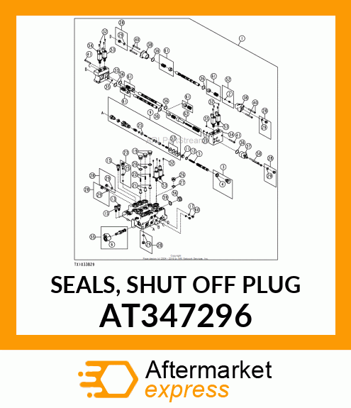 SEALS, SHUT OFF PLUG AT347296