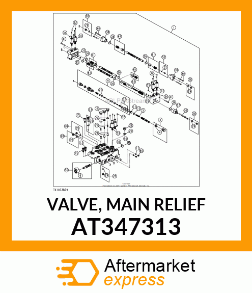 VALVE, MAIN RELIEF AT347313