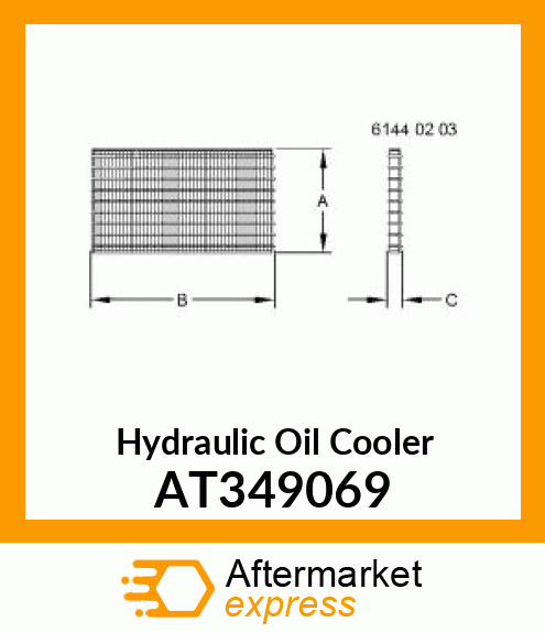 OIL COOLER AT349069