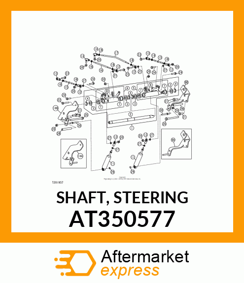 SHAFT, STEERING AT350577