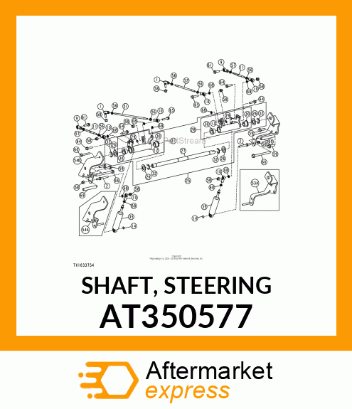 SHAFT, STEERING AT350577