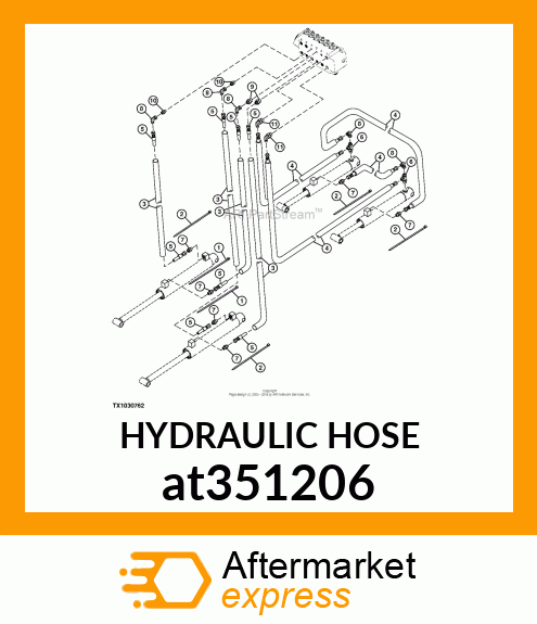 HYDRAULIC HOSE at351206