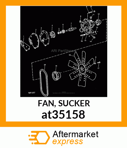 FAN, SUCKER at35158