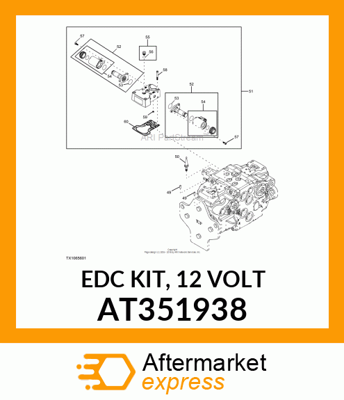 EDC KIT, 12 VOLT AT351938