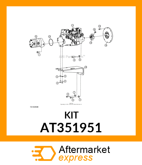 OVERHAUL SEAL KIT AT351951