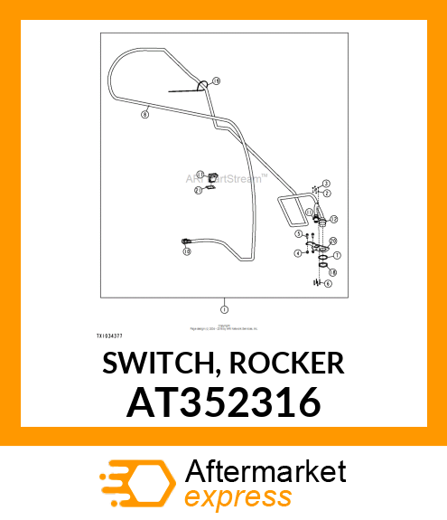 SWITCH, ROCKER AT352316