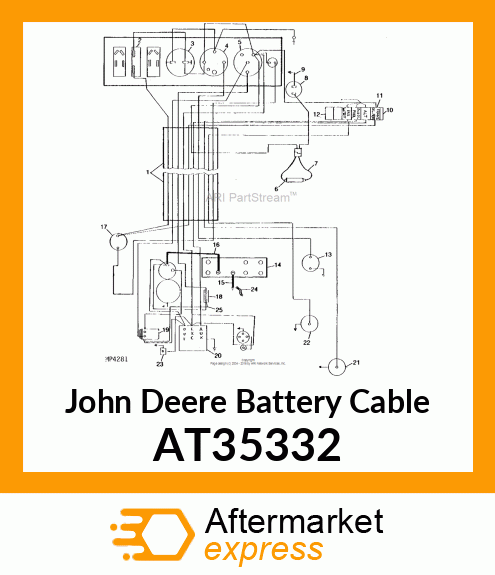 CABLE ,BATTERY AT35332