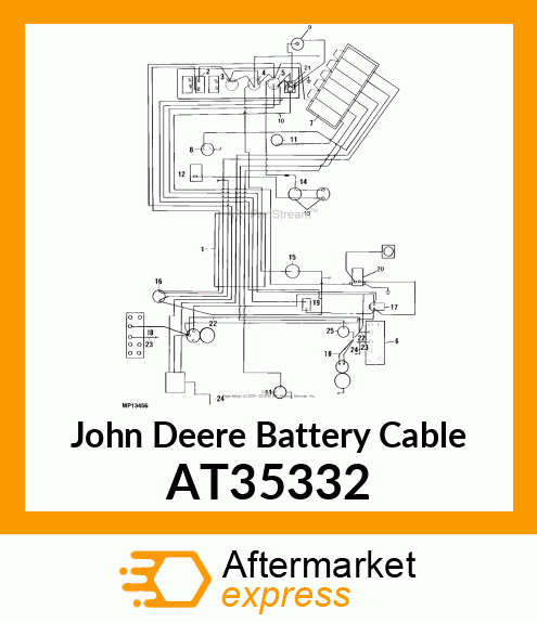 CABLE ,BATTERY AT35332