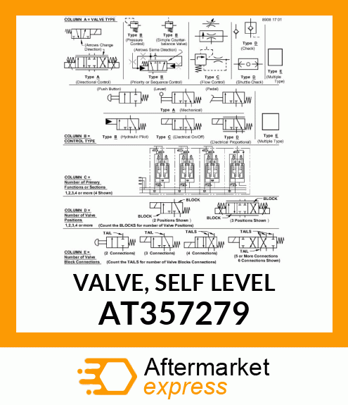 VALVE, SELF LEVEL AT357279