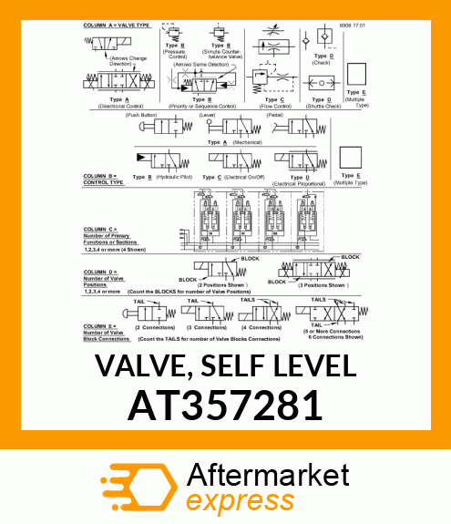 VALVE, SELF LEVEL AT357281