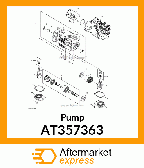 Hydraulic Pump AT357363