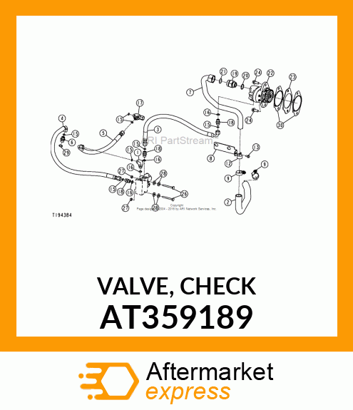 VALVE, CHECK AT359189